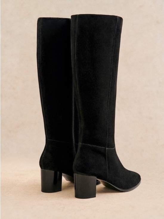 Sezane Shoes - Sezane Black Knee-High Adele Boots